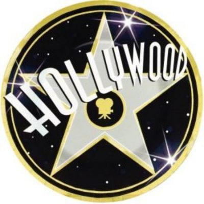 Hollywood Metallic Dessert Plates AM549015