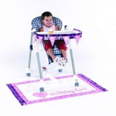 High Chair Decorating Kit Girl AM249636