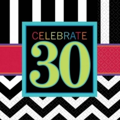 30th Celebration Luncheon Napkins AM511365
