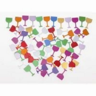Scatterfetti Wine Glasses P400106