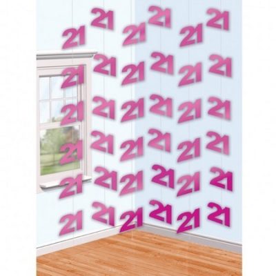 Pink Party String Decorations 21 AM992250