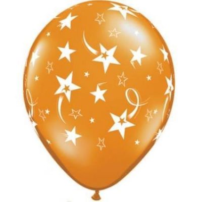 Shooting Stars & Stars Around Latex Balloons Q87537