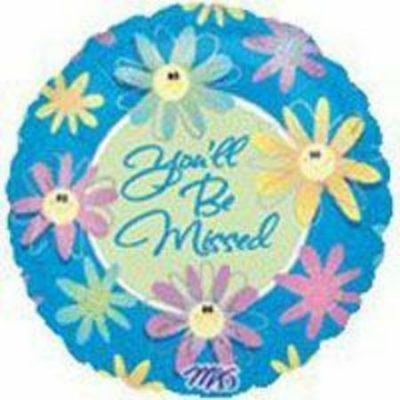 You'll Be Missed 9 inch (22cm) Foil Balloon ANA14265-I