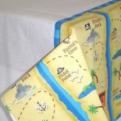 Pirates Treasure Map Paper Tablecover AM579877