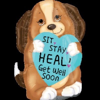 Sit, Stay, Heal Puppy Junior Shape Foil Balloon ANA33709