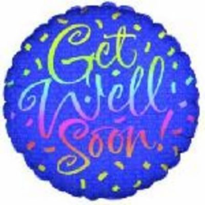 Get Well Soon Jumbo 32 inch Round Foil Balloon ANA65814