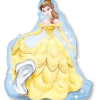 Belle Mini Shape Foil Balloon ANA18295 - F - Uninflated, Heat Sealer Required