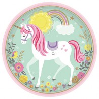 Magical Unicorn Large Round Plates AM551929