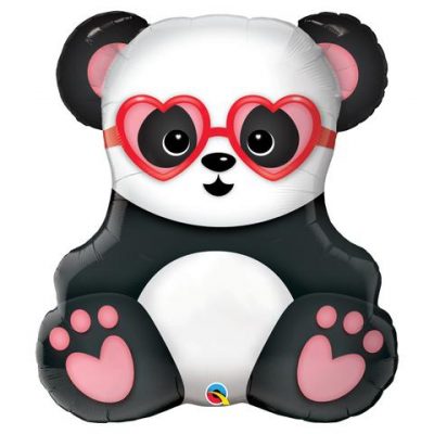 Lovestruck Panda Bear Foil Shape Balloon Q54882