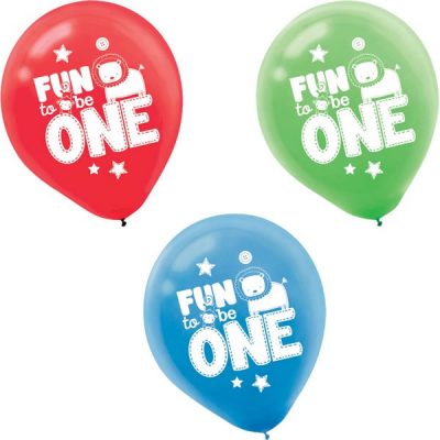 One Wild Boy Latex Balloons 1st Birthday AM110085