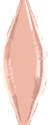 Rose Gold Taper 38 inch (96 cm) Foil Balloon Q57848