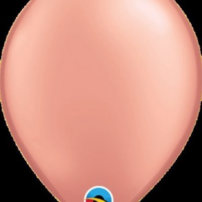 Rose Gold Metallic 5 inch (12 cm) Latex Balloon Q57340