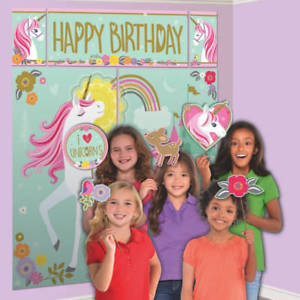 Magical Unicorn Scene Setter  With Props AM670735