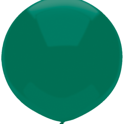 17 inch (43 cm) Round Forest Green Outdoor Balloon Q16600