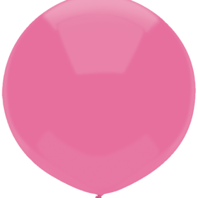 17 inch (43 cm) Round Passion Pink Outdoor Balloon Q16608