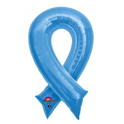 Periwinkle Blue Cause Ribbon Supershape Foil Balloon ANA15869