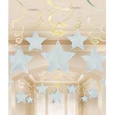 Star Swirl Decorations White Value Pack AM674474.08