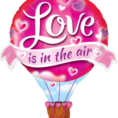 Love is in The Air 42 inch (107 cm) Foil Shape Balloon Q78529