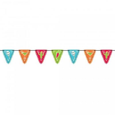 Fiesta Mini Paper Pennant Flag Banner AM120344