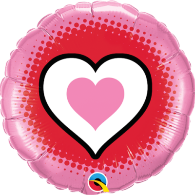 Only Hearts 18 inch (46 cm) Round Foil Balloon Q78545