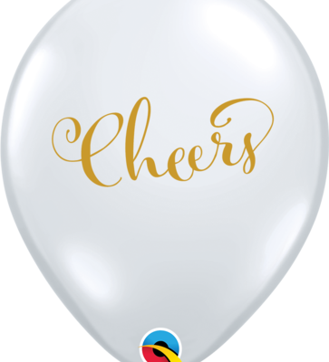 Simply Cheers Diamond Clear 11" Latex Balloons Q88207