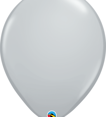 Plain Grey 16 inch (40 cm) Latex Balloon Q92289