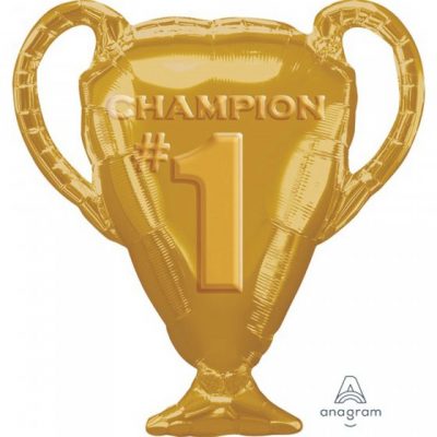 Gold Trophy SuperShape Foil Balloon ANA35393