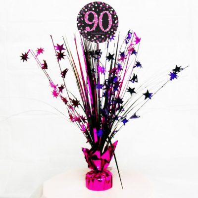Pink Centrepiece 90th Celebration Spray AM9901757