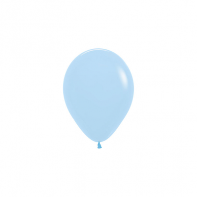 Decrotex (Sempertex) Pastel Matte Blue 5 inch (12 cm) Latex Balloons D206343