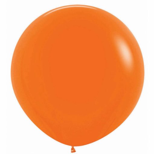 Fashion Orange Decrotex (Sempertex) 24 inch (60 cm) Latex Balloons - Pack of 3 D200120