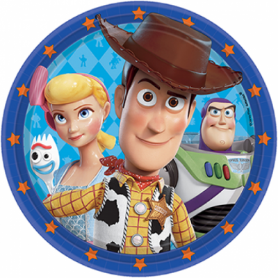 Toy Story 4 9 inch (23 cm) Round Paper Plates AM552367