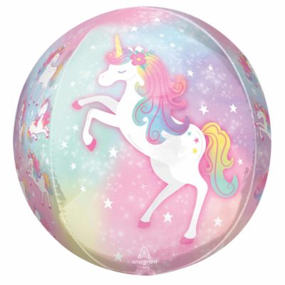 Orbz Enchanted Unicorn (38cm x 40cm) Foil Balloon ANA42910