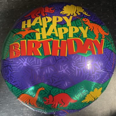 Prehistoric Dinosaur Happy, Happy Birthday 18 inch (45 cm) Foil Balloon Ana38578