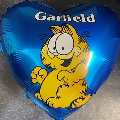 Garfield Heart Shape 1-Sided 18 inch (45 cm) Foil Balloon *UNPACKAGED*
