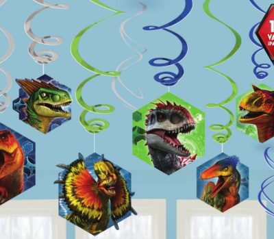 Jurassic World Swirl Hanging Decorations Value Pack AM671852