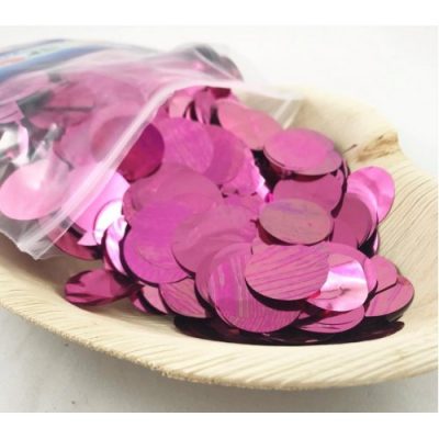 Light Pink Metallic Confetti (2.3cm / 250 g) D204632