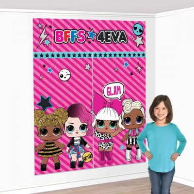 LOL Surprise Together 4EVA Scene Setter Wall Decorating Kit AM672704