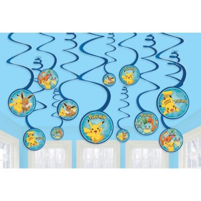 Pokemon Classic Spiral Decorations AM672408